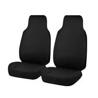 Thumbnail for Seat Covers for TOYOTA HILUX SR GUN123R / GUN126R SERIES 08/2015 - ON SINGLE CAB CHASSIS FRONT 2 X HIGH BUCKETS BLACK CHALLENGER
