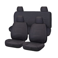 Thumbnail for Seat Covers for NISSAN NAVARA D23 SERIES 3 NP300 11/2017 - 11/2020 DUAL CAB FR CHARCOAL CHALLENGER