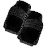 Thumbnail for Colossus 2 Piece Rubber/Carpet Car Mat Black