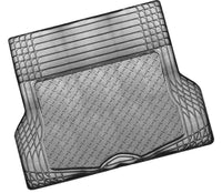 Thumbnail for ALUMINIUM LOOK 1-Piece Boot Mat - CARBON [Rubber/Aluminium Look]