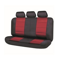 Thumbnail for Universal El Toro Series Ii Rear Seat Covers Size 06/08S | Black/Red