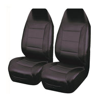 Thumbnail for UNIVERSAL FRONT SEAT COVERS  SIZE 60/25 BLACK EL TORO SERIES II