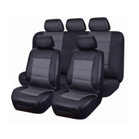 Thumbnail for Seat Covers for TOYOTA COROLLA ZRE182R 10/2012 - 05/2018 5 DOOR HATCH FR GREY EL TORO
