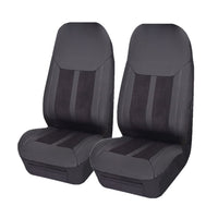 Thumbnail for Universal Fury Front Seat Covers Size 60/25 | Black