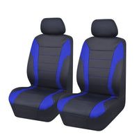 Thumbnail for Universal Ultra Light Neoprene Front Seat Covers Size 30/35 | Black/Blue