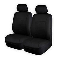 Thumbnail for Universal Platinum Front Seat Covers Size 30/35 | Black