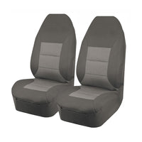 Thumbnail for Universal Premium Front Seat Covers Size 60/25 | Grey
