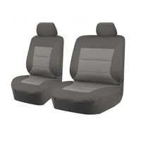 Thumbnail for Seat Covers for MAZDA BT-50 B22P/Q-B32P/Q UP SERIES 10/2011 ? 2015 SINGLE CAB CHASSIS FRONT BUCKET + _ BENCH GREY PREMIUM