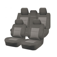 Thumbnail for Seat Covers for TOYOTA CAMRY ASV50R 12/2011 - 12/2017 4 DOOR SEDAN FR GREY PREMIUM