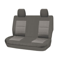Thumbnail for Seat Covers for TOYOTA LANDCRUISER 70 SERIES VDJ 05/2007 - ON DUAL CAB REAR BENCH GREY PREMIUM