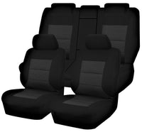 Thumbnail for Seat Covers for TOYOTA RAV4 ACA33R-ACA38R-GSA33R SERIES 01/2006 - 2012 4X4 SUV/WAGON 5 SEATERS FR BLACK PREMIUM