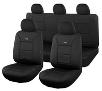Thumbnail for Seat Covers for HOLDEN COLORADO RG SERIES FR 06/2012 - ON DUAL FR BLACK SHARKSKIN