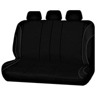 Thumbnail for Universal Strident Rear Seat Covers Size 06/08S | Grey Piping