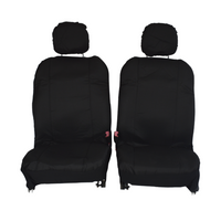 Thumbnail for Canvas Seat Covers For Toyota Landcruiser 11/2007-2020 200 Series Black