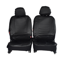 Thumbnail for Leather Look Car Seat Covers For Mazda 3 Hatch 2009-2013 | Black