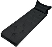 Thumbnail for Trailblazer 9-Points Self-Inflatable Polyester Air Mattress With Pillow - BLACK