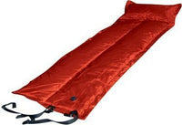 Thumbnail for Trailblazer Self-Inflatable Foldable Air Mattress With Pillow - RED