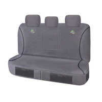 Thumbnail for Seat Covers for FORD RANGER PX II SERIES 06/2015 - ON DUAL CAB REAR BENCH WITH A/REST CHARCOAL TRAILBLAZER