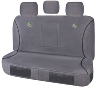 Thumbnail for Seat Covers for MITSUBISHI TRITON ML-MN SERIES 06/ 2006 ? 2015 DUAL CAB UTILITY REAR BENCH WITH A/REST CHARCOAL TRAILBLAZER