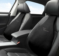 Thumbnail for Universal Seat Cover Cushion Back Lumbar Support THE AIR SEAT New BLACK PVC