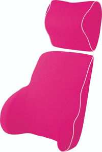 Thumbnail for Memory Foam Lumbar & Neck Cushion Pink