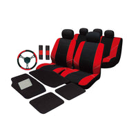 Thumbnail for Universal Ultimate Car Accessories Value Pack - Red