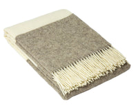 Thumbnail for Brighton Throw - 100% NZ Wool -  Stone
