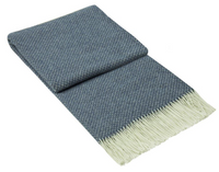 Thumbnail for Chiswick Throw - Merino Wool/Cashmere - Navy