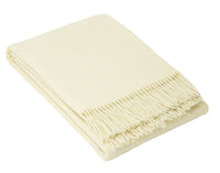 Thumbnail for Oxford Throw - Merino Wool Blend - Ivory