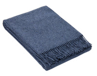 Thumbnail for Oxford Throw - Merino Wool Blend - Navy