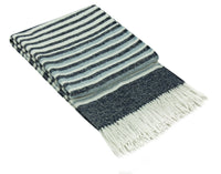 Thumbnail for Richmond Throw - Reclaimed Wool Blend - Navy