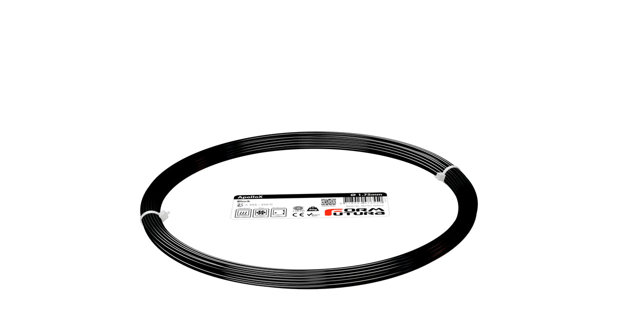 ASA Filament ApolloX 1.75mm Black 50 gram 3D Printer Filament
