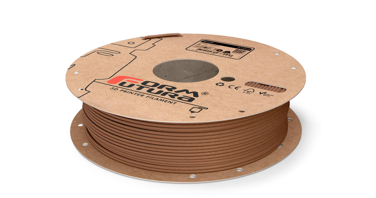 Copper-filled PLA based filament MetalFil - Classic Copper 2.85mm 1500 gram Natural Composite 3D Printer Filament