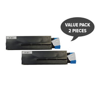 Thumbnail for 2 x 44574703 B411 Premium Generic Black Toner