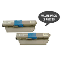 Thumbnail for 2 x C310 44469805 Premium Generic Black Toner