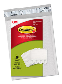 Thumbnail for Command PH202-18NA Value Pack Picture Hanging Strips, Small, White