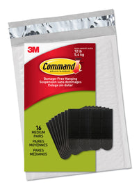 Thumbnail for Command PH204BLK-16NA Value Pack Picture Hanging Strips, Medium, Black