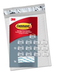 Thumbnail for Command CL017-13NA Value Pack Round Cord, Clear, 13 Clips