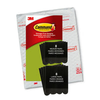 Thumbnail for Command Medium and Large Black Picture Hanging Strips PH209BLK-16NA