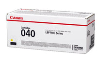 Thumbnail for CANON CART040Y STD YELLOW TONER CARTRIDGE 5.4K TO SUIT LBP712CX