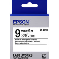 Thumbnail for EPSON TAPE STANDARD 9 METRE BLACK WHITE 9 METRES FOR LABELWORKS LW-300 LW-400