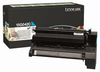 Thumbnail for LEXMARK 15G042C CYAN PREBATE TONER YIELD15000 PAGES FOR C752 760 762