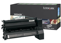 Thumbnail for LEXMARK 15G042K BLACK PREBATE TONER YIELD 15000 PAGES FOR C752 760 762