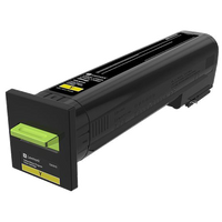Thumbnail for LEXMARK CS820/CX825/CX860 YELLOW RETURN PROGRAM TONER CART 8K