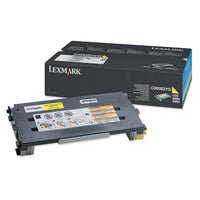 Thumbnail for LEXMARK C500S2YG YELLOW TONER YIELD 1500 PAGES FOR C500 X500 X502N