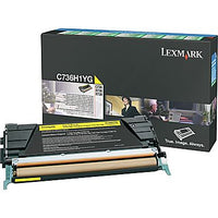 Thumbnail for LEXMARK C736H1YG YELLOW TONER PREBATE YIELD 10000 PAGES FOR C736