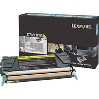Thumbnail for LEXMARK C748 YELLOW HIGH YIELD 10K TONER RETURN PROGRAM