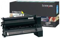 Thumbnail for LEXMARK C780A1YG YELLOW PREBATETONER YIELD 6000 PAGES FOR C780
