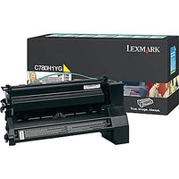 Thumbnail for LEXMARK C780H1YG YELLOW PREBATE TONER YIELD 10000 PAGES FOR C780