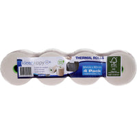 Thumbnail for ALLIANCE PAPER 80x80x17 Cash Register Roll Pack of 4